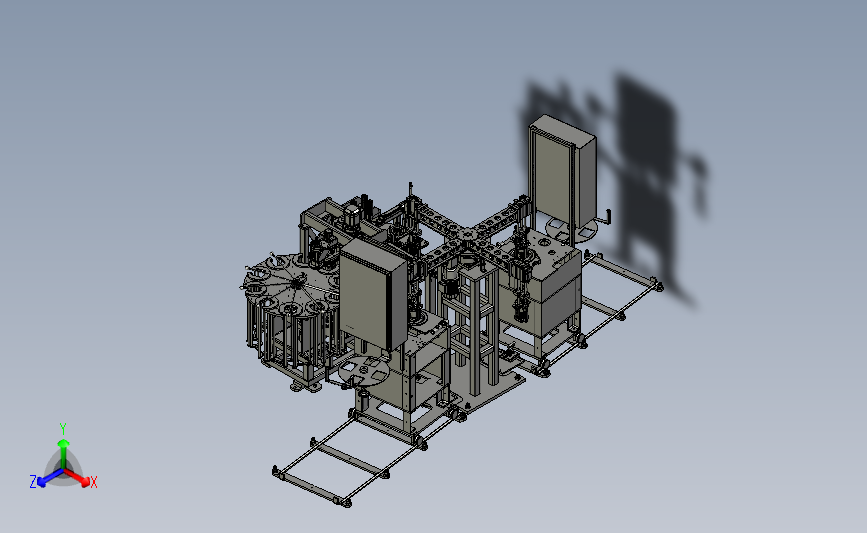 175.多工位双转台生产组装线(STEP)