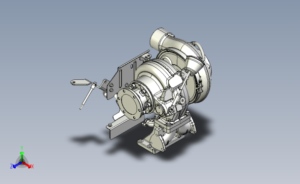 道依茨涡轮增压器（UG设计）