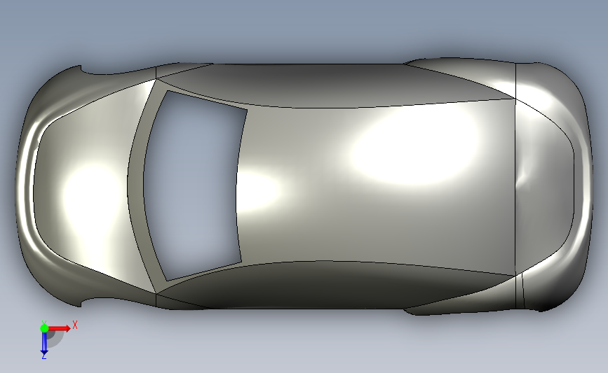 甲壳虫汽车_SolidWorks20140219105246977 俯视图