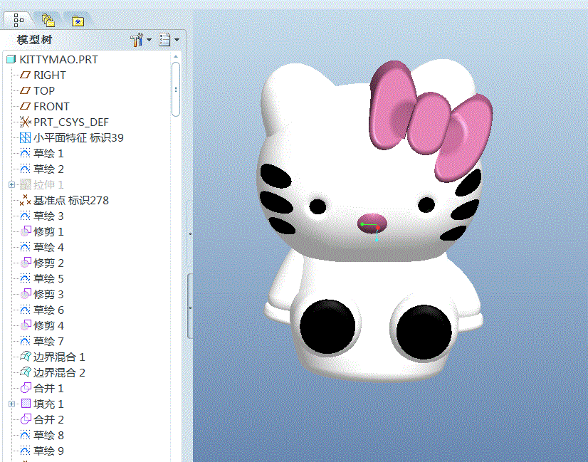 可爱hellokitty猫