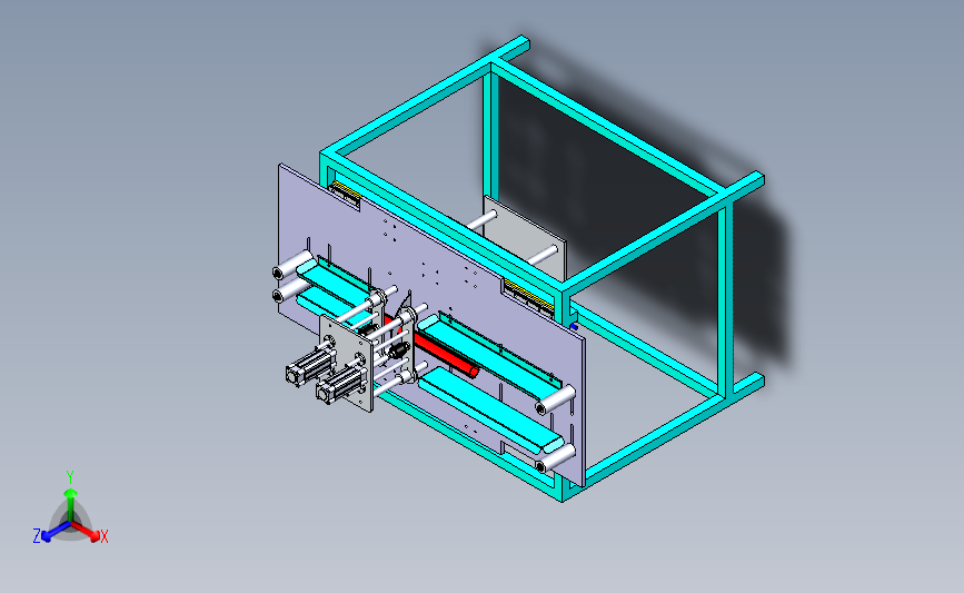 塑料管切割机3D数模图纸 x_t格式