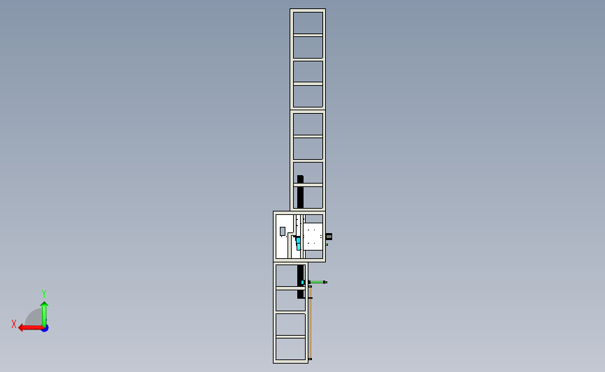 F18铝材切割机_STEP_模型图纸下载 – 懒石网