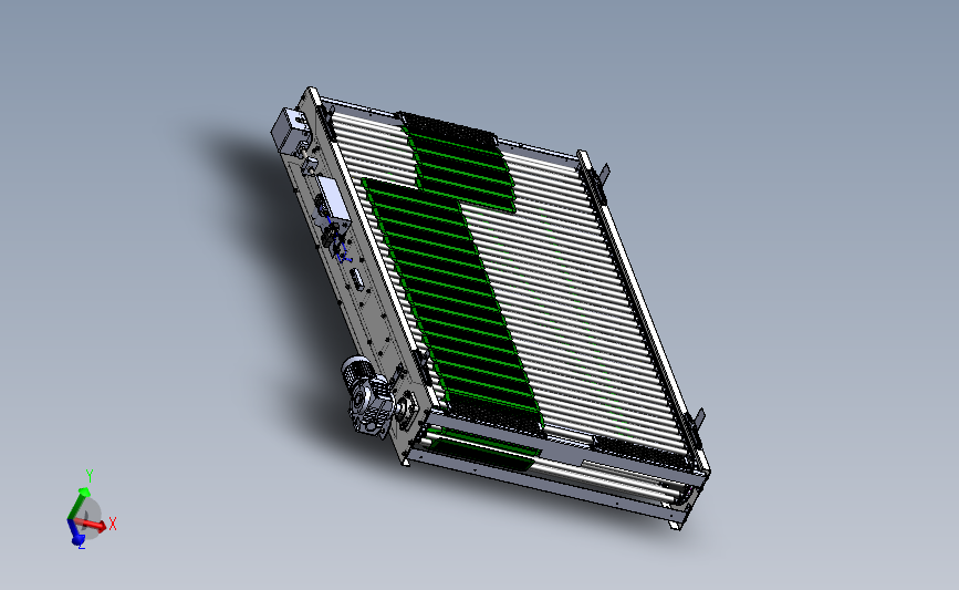 碳钢高速纸箱分道输送机