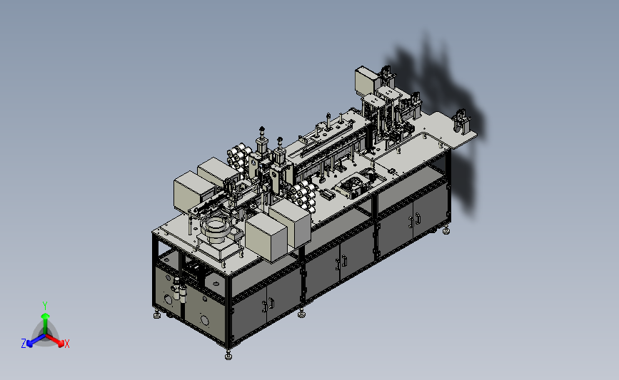 wire processing线材加工设备3D图纸 STEP格式