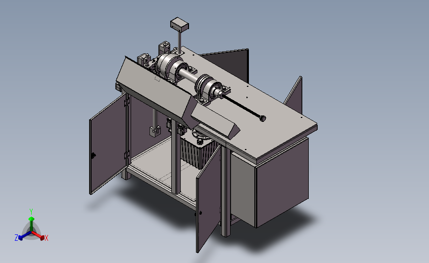 扣压机 Solidworks 2014 模型图纸下载 懒石网