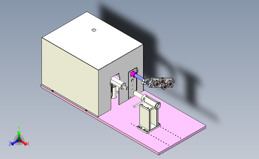 大扭力绕线机3D模型图纸 IGS格式