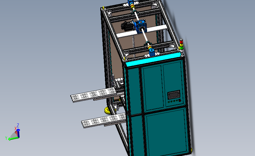 自动伸缩轻型货叉双滚珠丝杆升降机