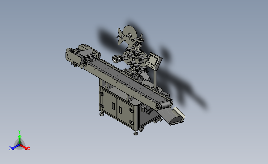 全自动贴片机3D模型