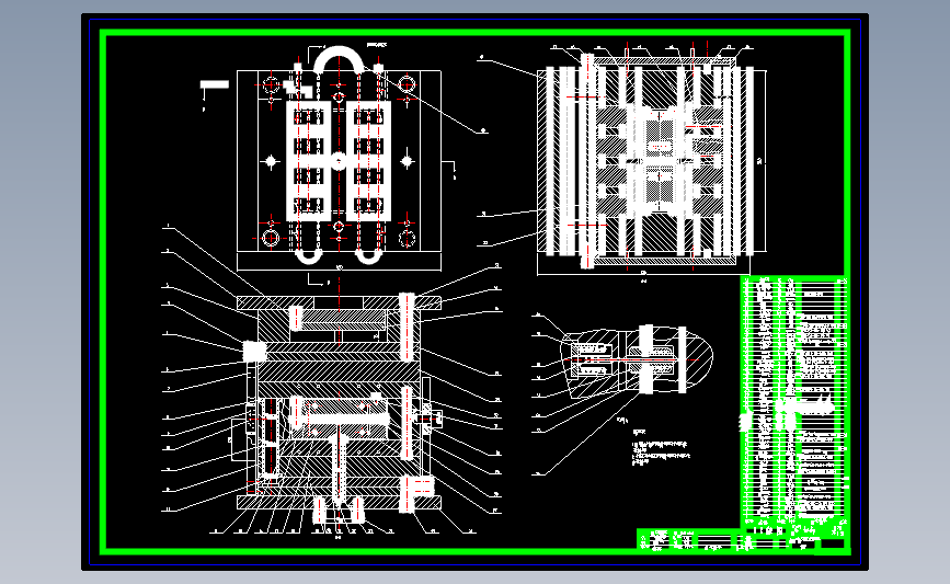板(框)类制品叠层式注射模具设计（有cad图）