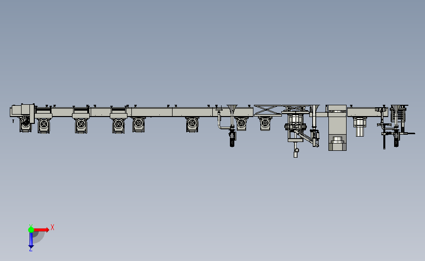 PMS曳引机流水线总装配图.STEP