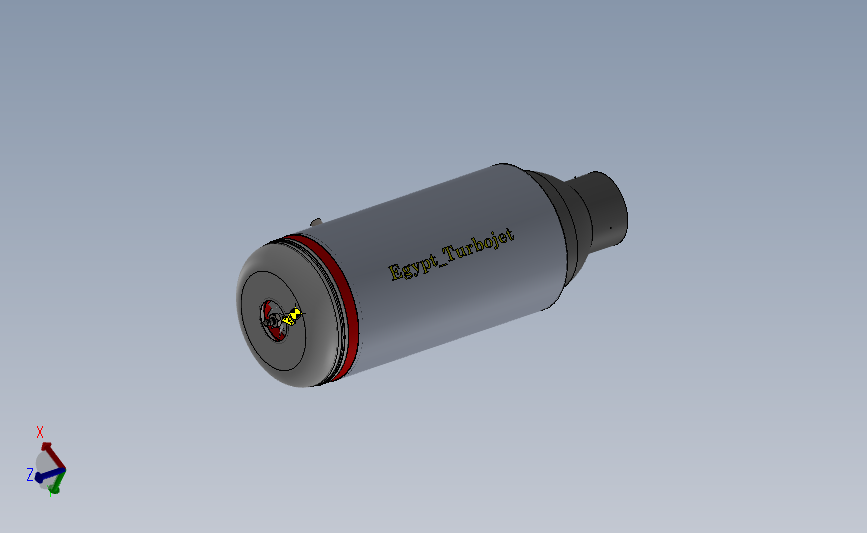 Egypt涡轮喷气发动机_SOLIDWORKS 2017_模型图纸下载 – 懒石网