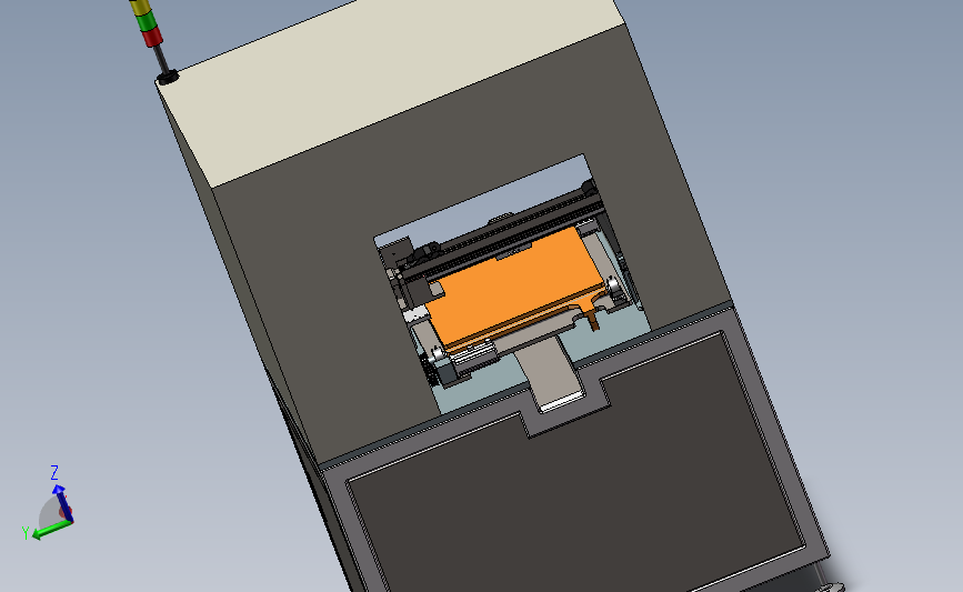 非标三轴伺服自动分选送料机_iges