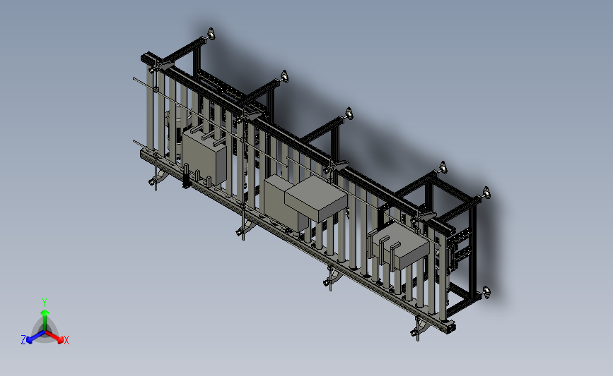 自动立箱 倒箱辊筒线