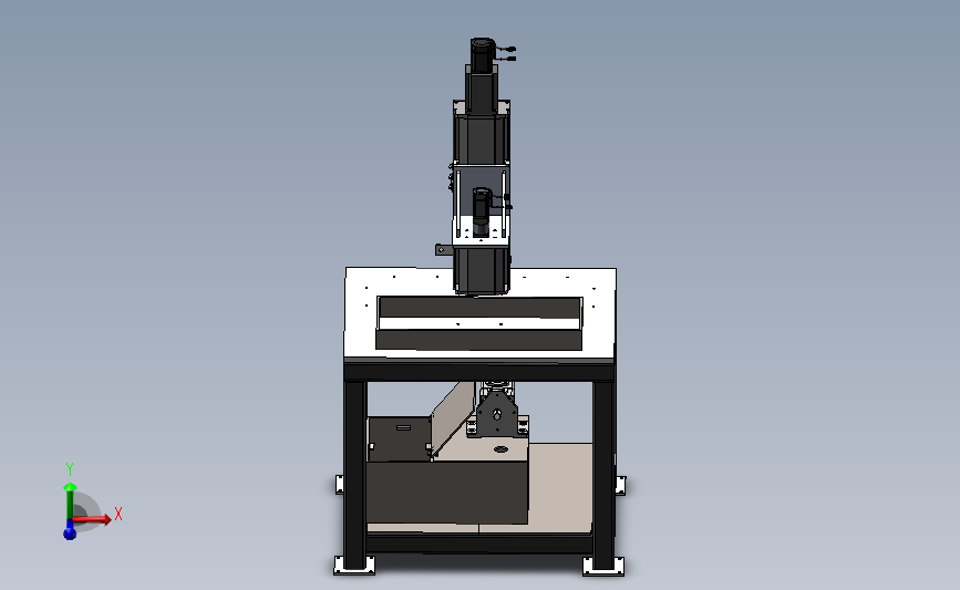 齿环研磨机3D数模图纸 Solidworks设计 附STEP