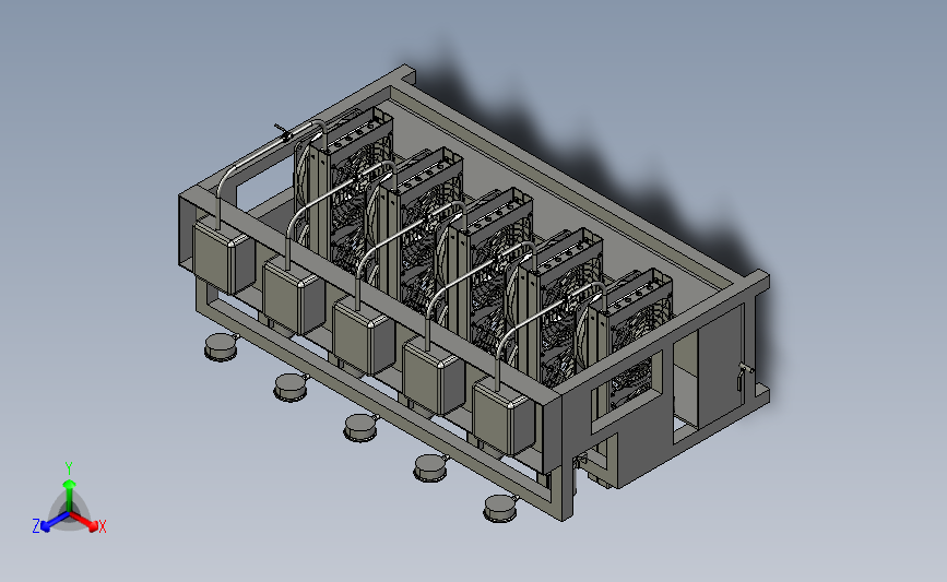 WPTC老化测试工装_STEP_模型图纸下载 – 懒石网