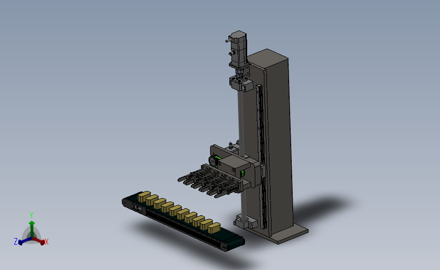 多产品同时翻转180度机构