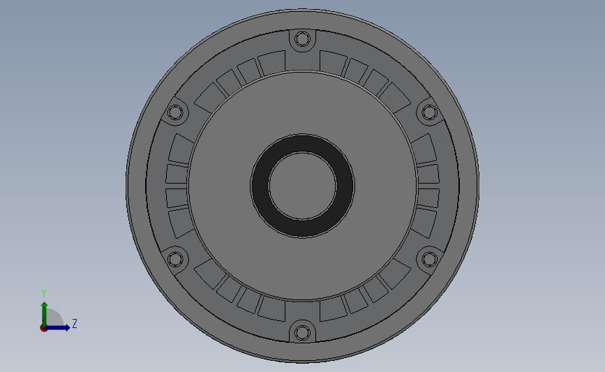 ZKB型单出轴、止口支撑、强制风冷磁粉制动器[ZKB200HBN]_SOLIDWORKS 2018_模型图纸下载 – 懒石网