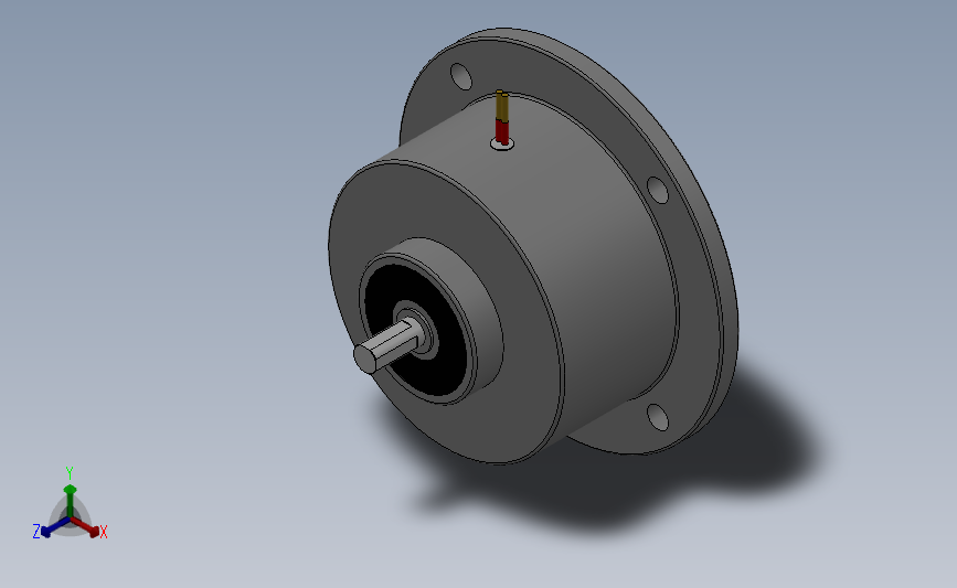 ZKG型单出轴、止口支撑、微型磁粉制动器[ZKG0.5YN]