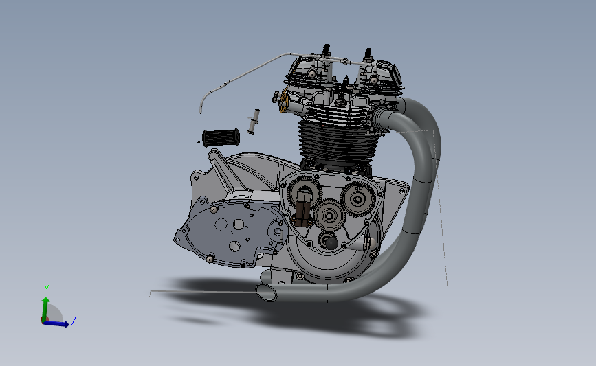 凯旋 T120R 发动机