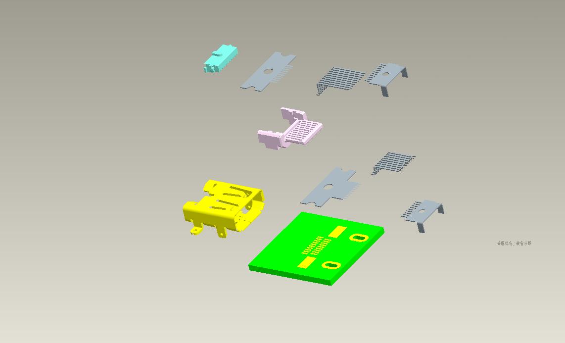 HDMI D型母座和SMT型脚