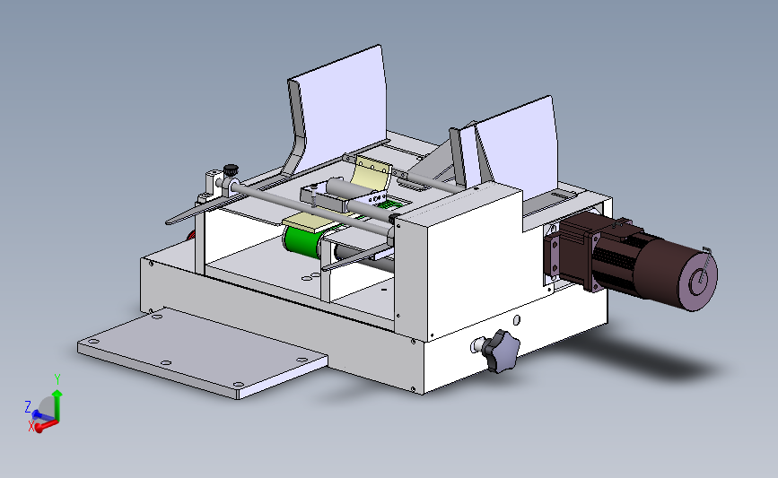 产品打码机（sw18可编辑+工程图）