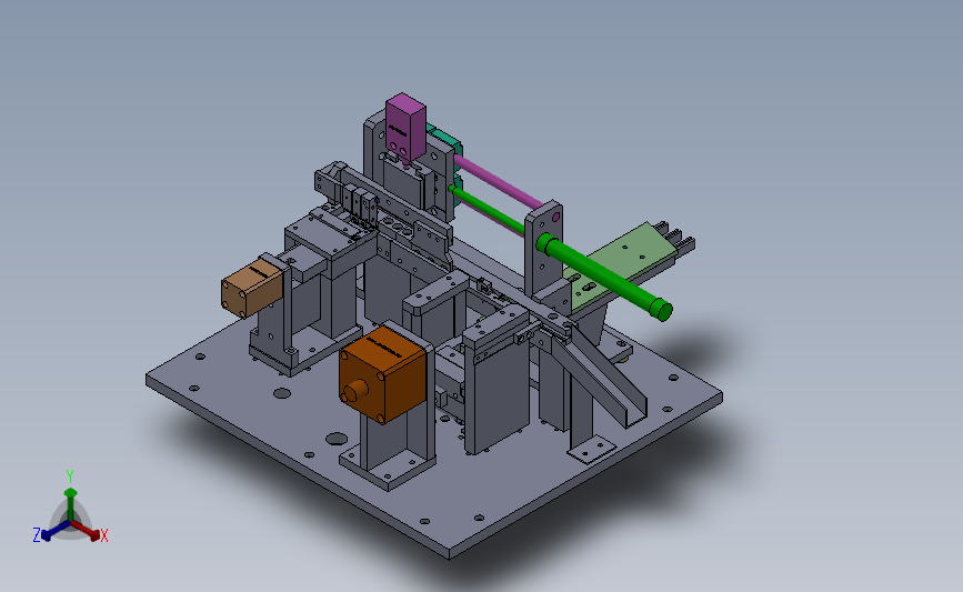 齿轮组装机 Sw2010 Solidworks 2010 模型图纸下载 懒石网