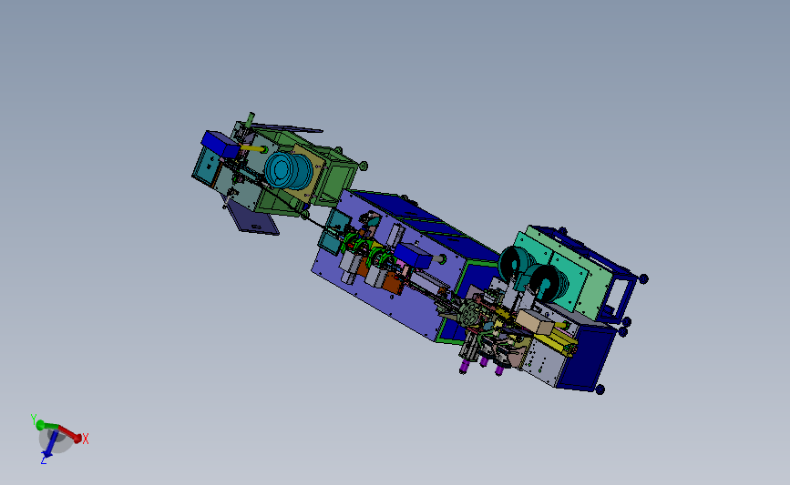 连接器组装插针压合折弯装后塞三机连体方案 solidworks2012