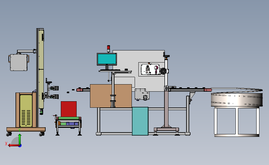 瓶子编码输送线sw18可编辑 Solidworks 2018 模型图纸下载 懒石网