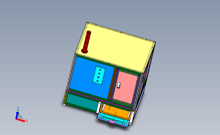 包装盒分离设备3D数模图纸 Solidworks设计 附STEP
