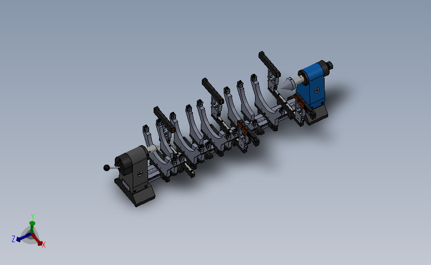 定子跳动检测机3D数模图纸 Solidworks设计 附STEP