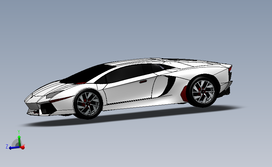 跑车兰博基尼AVENTADOR