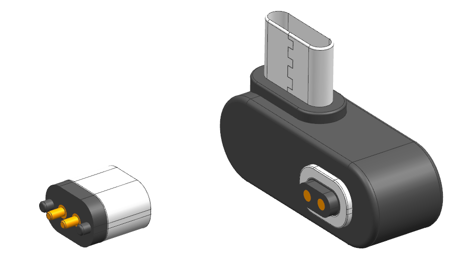 Pin磁吸接TYPEC线
