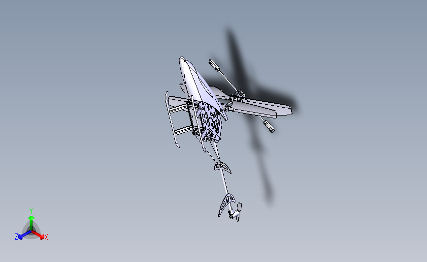 CGPDesign Academy 玩具直升飞机3D图纸-CATpart、STP格式