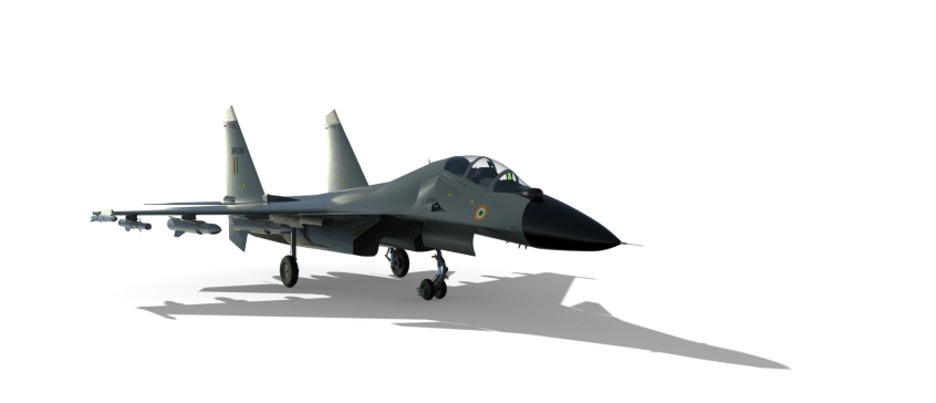sukhoi-30mki战斗机3D图纸 IGS格式