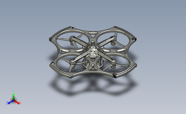 uav四轴飞行器3D图纸 _STEP
