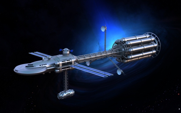 星际穿越宇宙飞船模型3D图纸 SOLIDWORKS2014设计