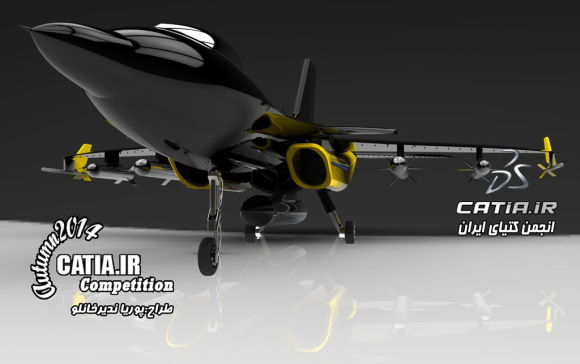 战斗机模型3D图纸（CATIA设计）、STP格式