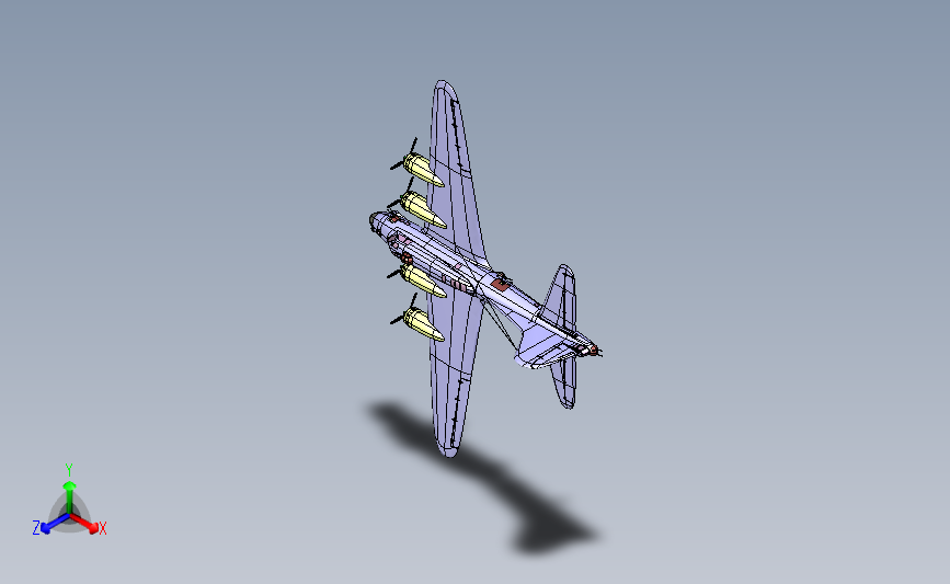 B-17同温层堡垒远程轰炸机