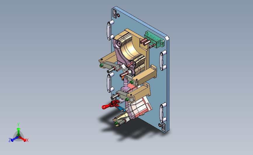安装加强板检具