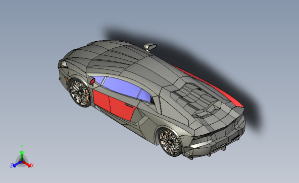 跑车 兰博基尼 Aventador