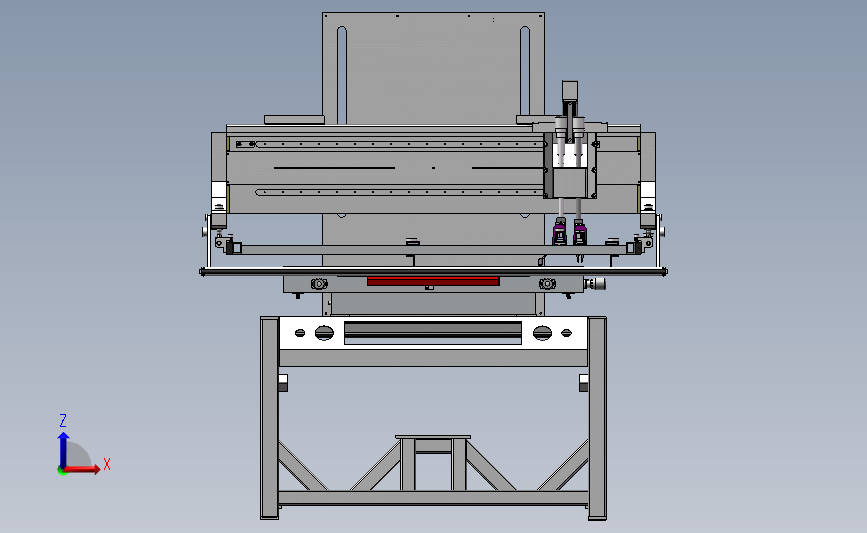 平面丝印设备3D数模图纸 Solidworks设计 附x_t