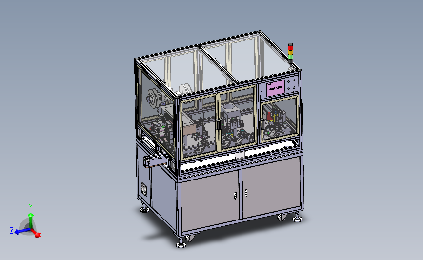 一种极耳电池弯折机3D数模图纸 Solidworks设计 附STEP