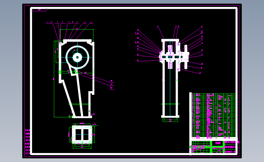 06-2、TGSS－50型水平刮板输送机－ 机头段设计
