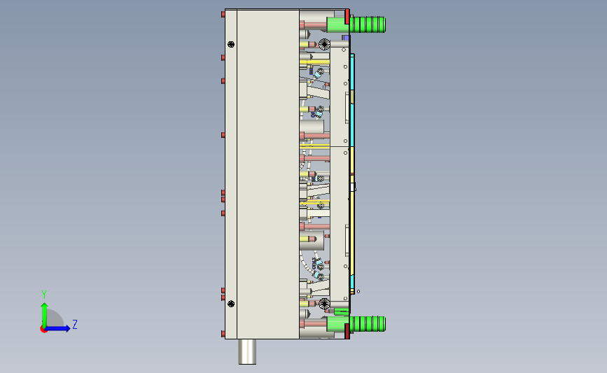 MD-10355超复杂模具设计3D模型 UG(NX)设计