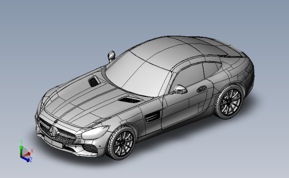 跑车模型 AMG GT