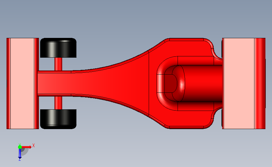 F1赛车 俯视图