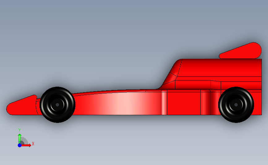 F1赛车 正面视图