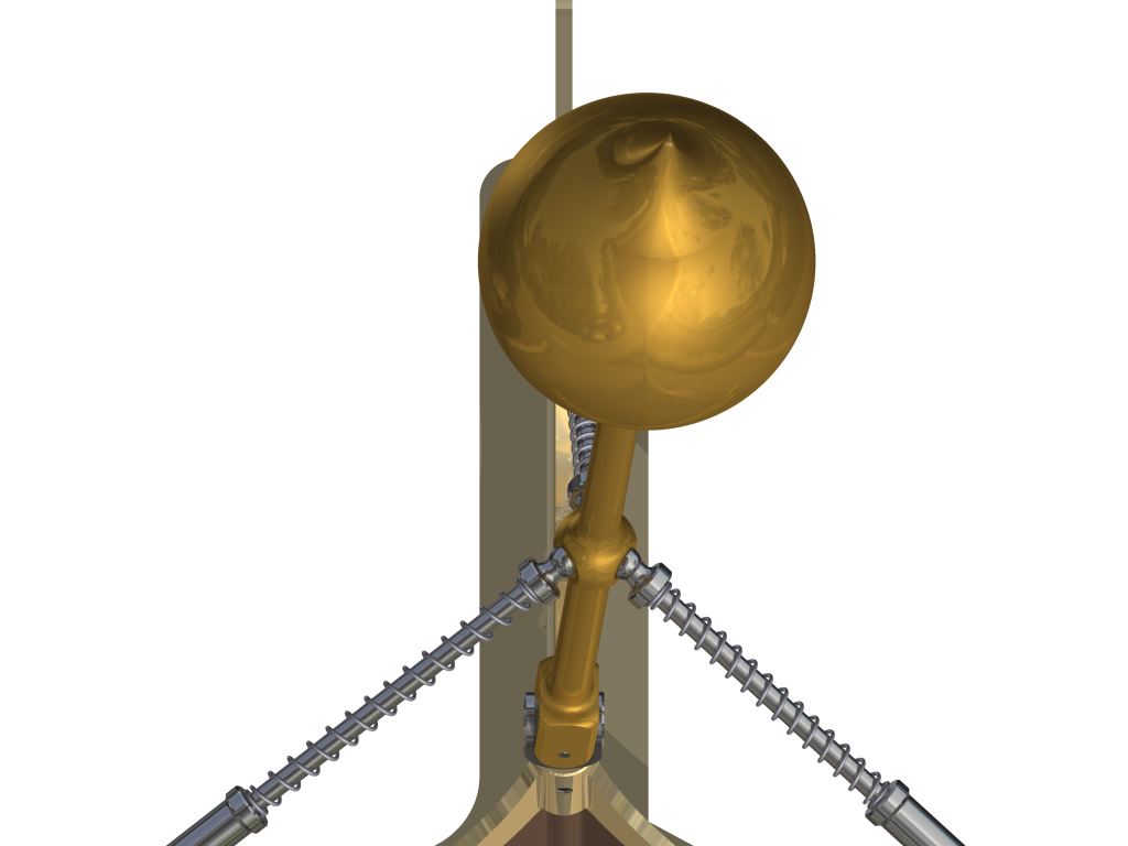 倒立摆固定机制