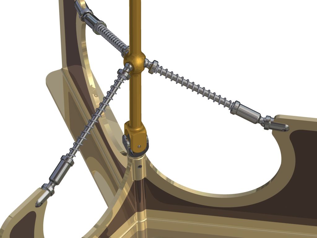 倒立摆固定机制