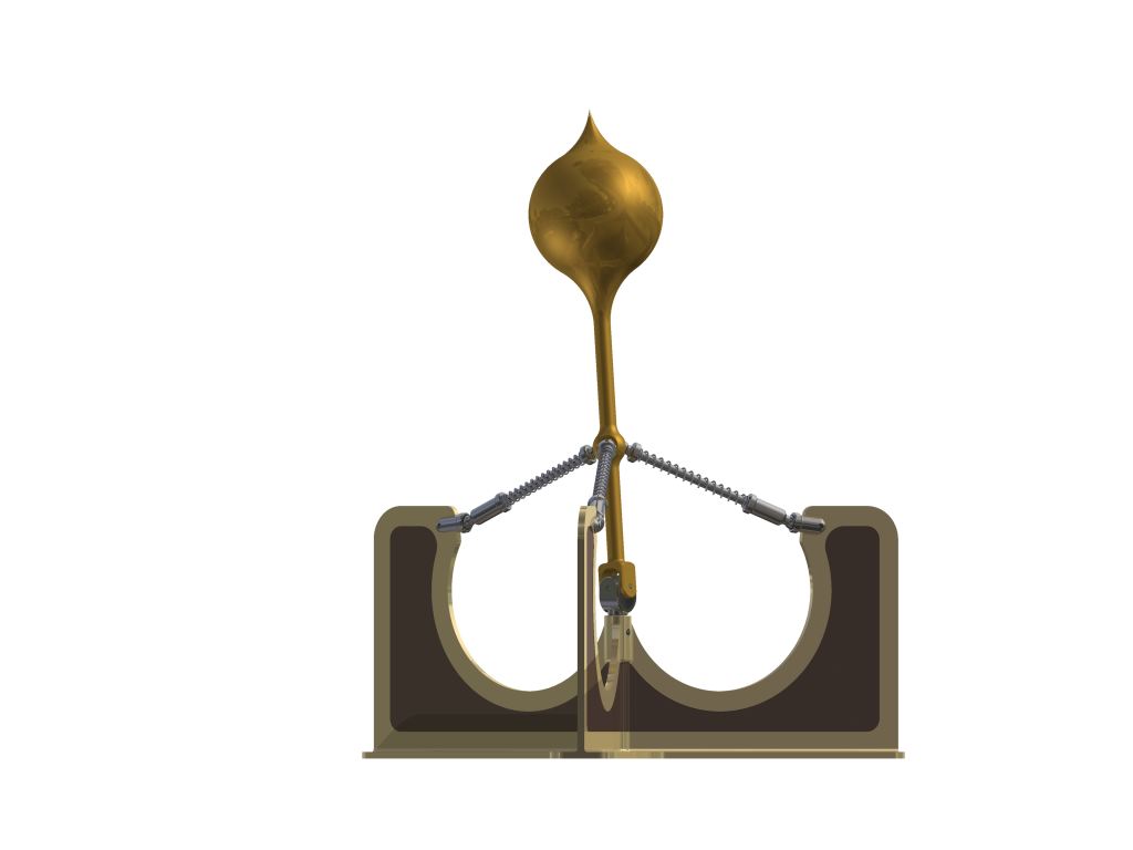 倒立摆固定机制